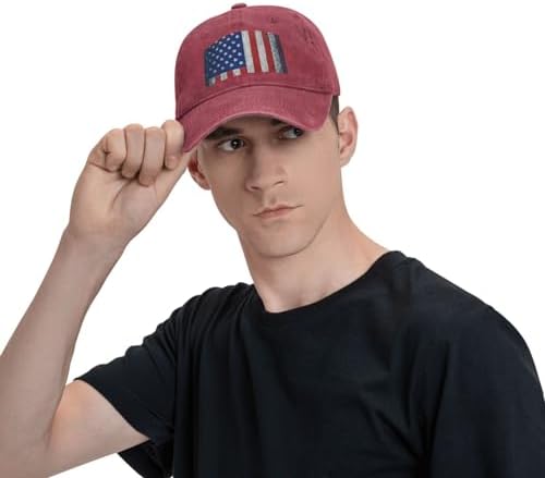 MZERSE Washed Cotton Distressed Baseball Cap Unisex