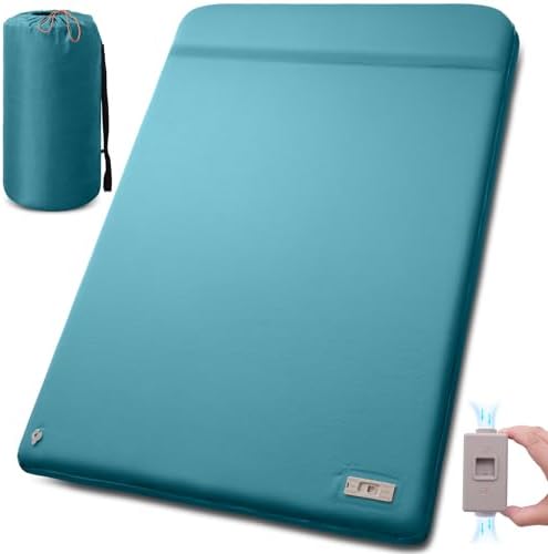 NYECHTO Double Self Inflating Sleeping Pad with Electric Pump