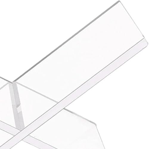 Qianly Clear Acrylic Book Stand Holder Display Easel