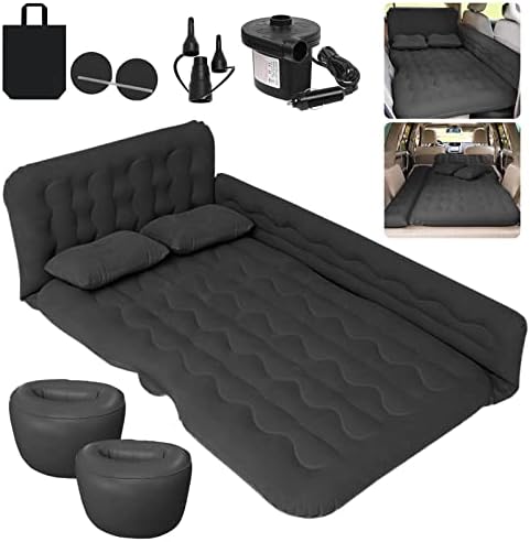 ISWEES Car Air Mattress with Electric Pump and Storage