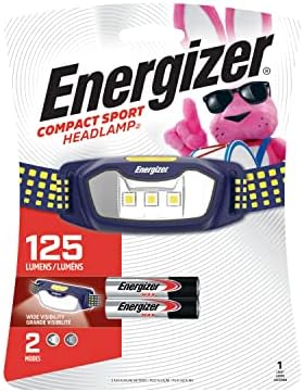 Energizer LED Headlamp Flashlight Compact Super Bright Sports Running