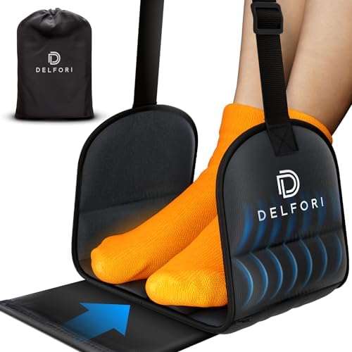 Delfori Portable Airplane Footrest - Comfort Support