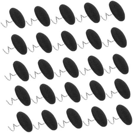 HEALEEP 30Pcs Black Fabric Twist Pins for Bed Skirts Upholstery