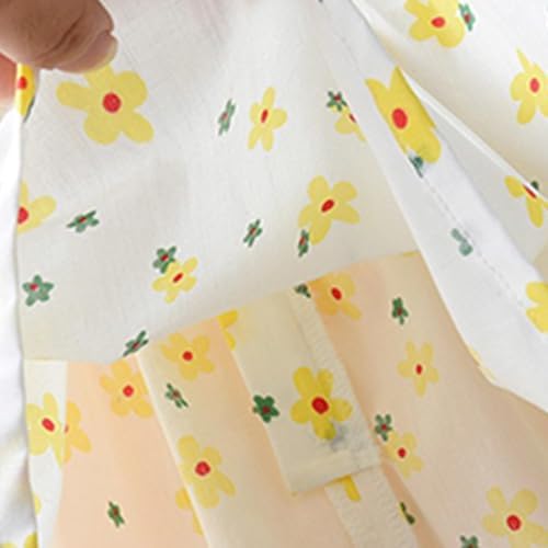 Beessbest Baby Girl Summer Dress Floral Print Sleeveless