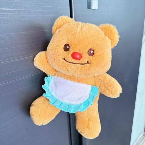 Interactive Butter Plush Bear Pillow with Flexible Joints