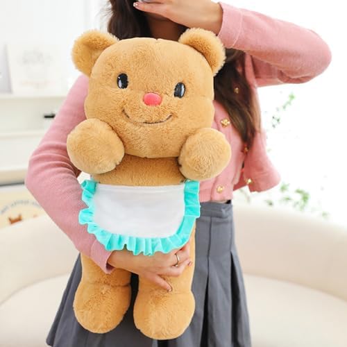Interactive Butter Plush Bear Pillow with Flexible Joints