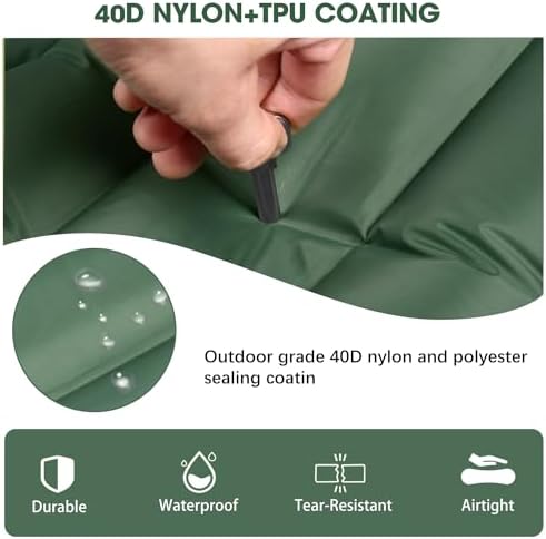 Pretyw Double Sleeping Pad for 2 Person Camping