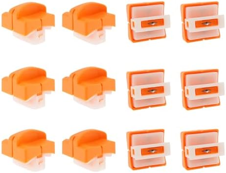 12 Pcs Paper Cutter Replacement Blades with Auto Safety Guard