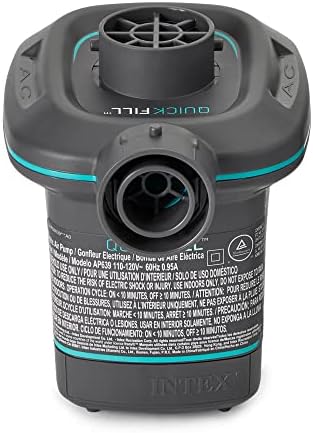 Intex QuickFill Air Pump for Mattresses Kayaks and Toys