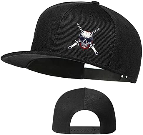 Tijeyi Black Snapback Hat for Men Boys