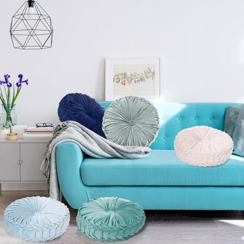 Yerliker 6 Pcs Velvet Floor Pillows for Home Office Classroom 1