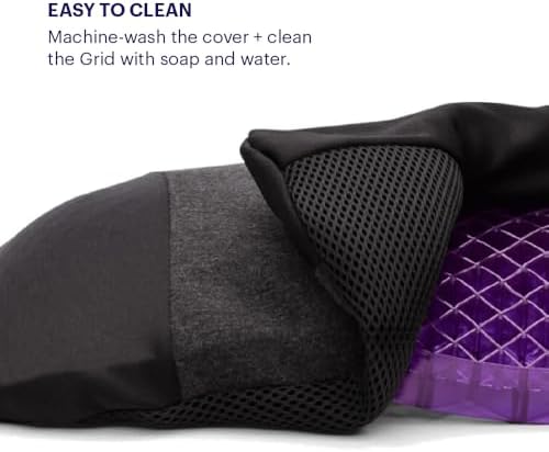Purple Back Cushion for Chairs Gaming Travel