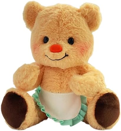 Interactive Butter Plush Bear Pillow with Flexible Joints