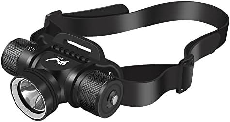 WINDFIRE Scuba Diving Headlamp 1200 Lumens 5 Modes IPX8 Waterproof