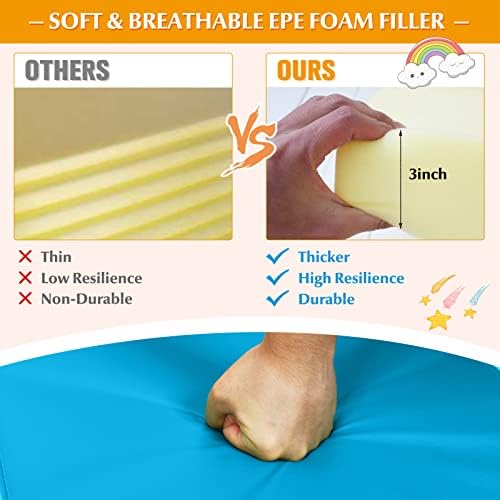 Honey Joy 6PCS Floor Cushions for Kids