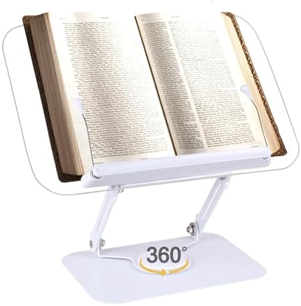 ASIEIT Adjustable Book Stand Foldable and Portable for Office Kitchen Reading