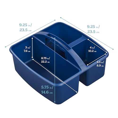 ECR4Kids 3-Compartment Storage Caddy Set 6-Pack