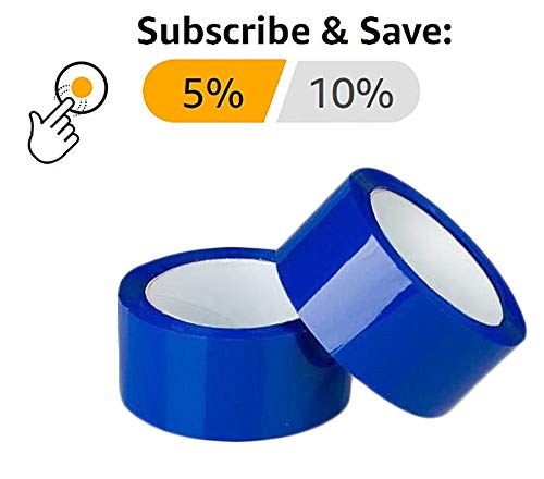 36 Rolls Blue Acrylic Packing Tape 189 x 5468 Yd