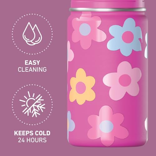 Hydrapeak Mini 14oz Fun Daisy Water Bottle