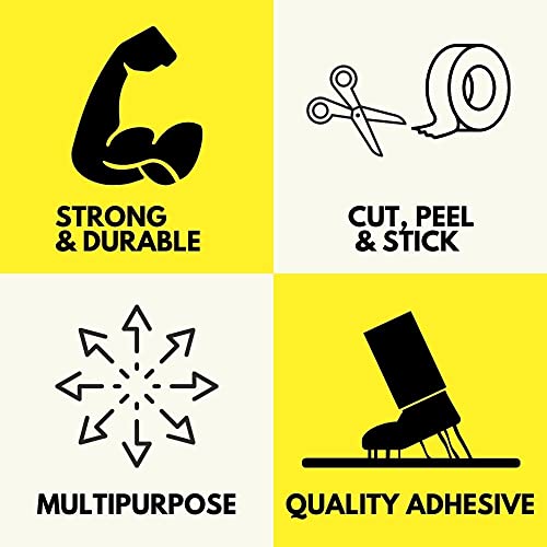 PSBM Yellow Packing Tape 2 Inch x 110 Yards 12 Pack