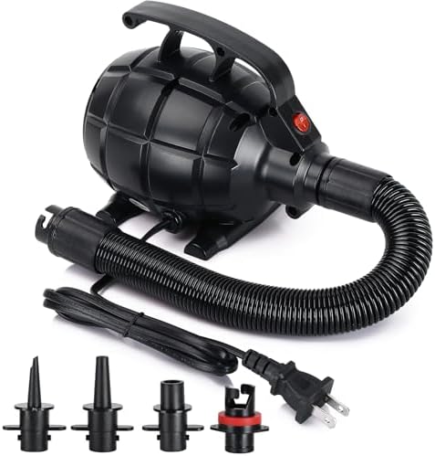 ROMELANDS Electric Air Pump with 4 Nozzles for Inflatables 1