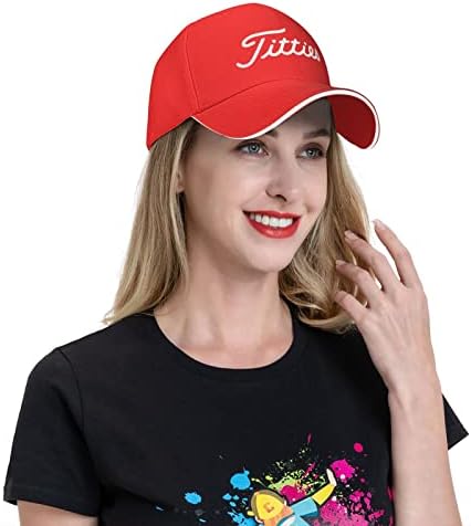 YGDYFBB Titties Red Unisex Fishing Baseball Cap with Ventilation
