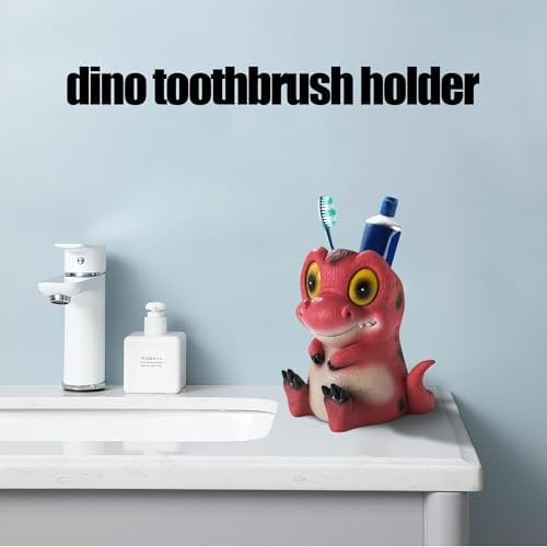 Banllis Dinosaur Pen Holder - Cute Cartoon Desk Accessory