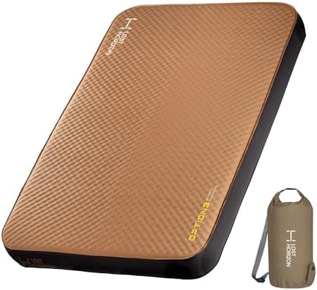 LOSTHORIZON Full Air Foam Camping Mattress with Pump Sack 45 Thick