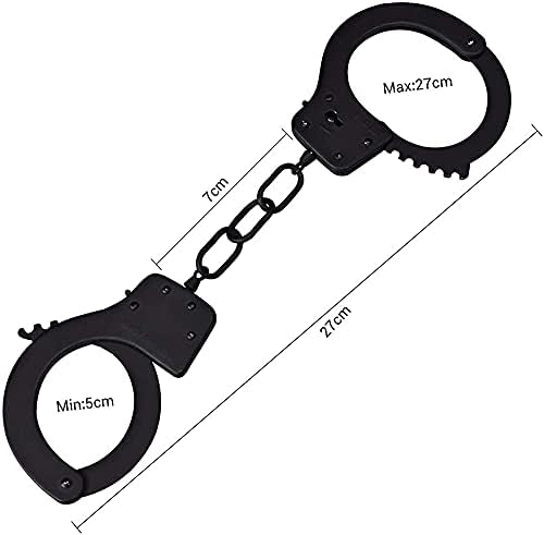 Bedsecret Double Lock Steel Police Handcuffs with Keys