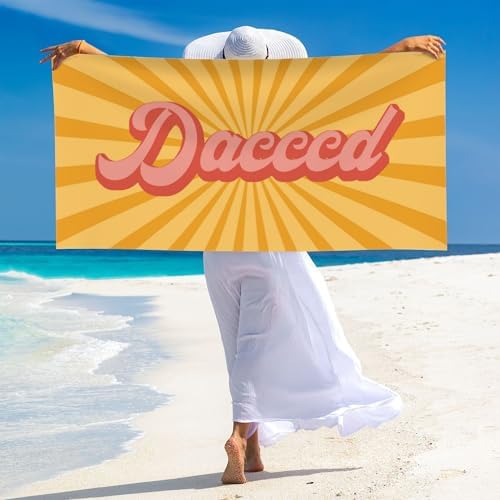 Personalized Beach Towel with Name for Kids Adults