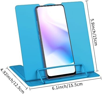 Honagu Small Book Stand for Reading Hands Free with Adjustable Design