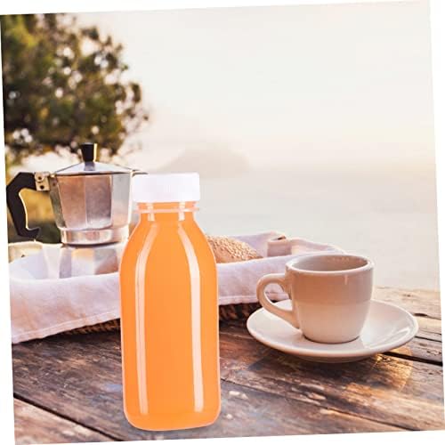 SUPVOX 20 Pcs Reusable Water Bottles with Clear Cups and Soda Straw Lid