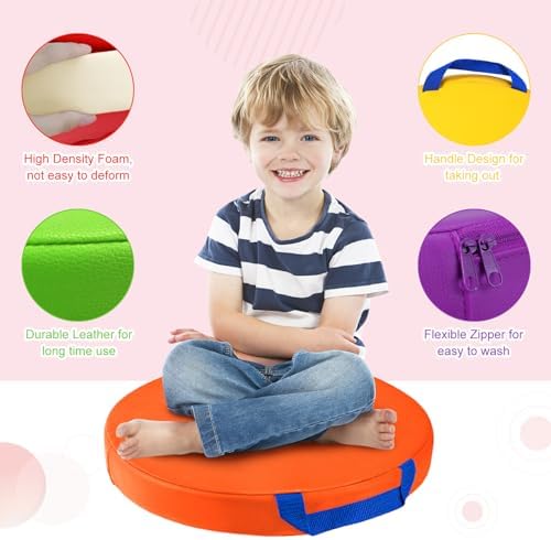 Dyreps 8pcs Flexible Seating Floor Cushions Set