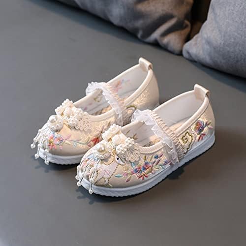 Girls Handmade Hanfu Embroidered Rain Boots for Kids
