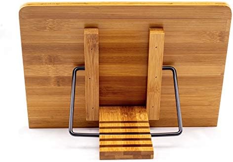 Extra Large Bamboo Book Stand for Textbooks Reading