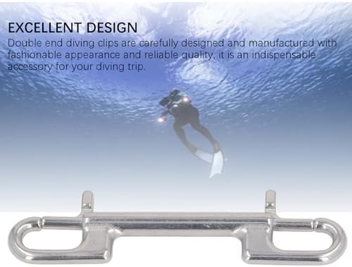 Alomejor Heavy Duty Marine Grade Diving Clips with Double Ends