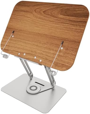 Luxdecor Adjustable Wood Book Stand for Reading