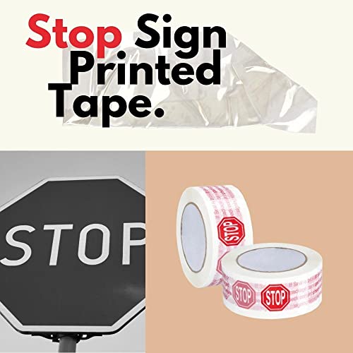 PSBM Broken Seal Tape 2x110 Yard with Red Stop Sign