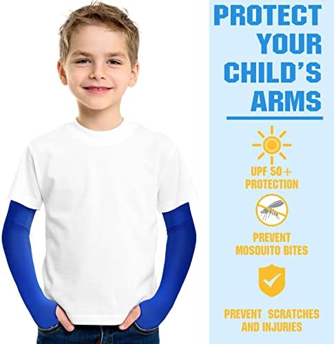 10 Pairs UV Protection Arm Sleeves for Kids