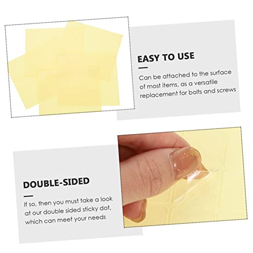 BCOATH 150PCS Double Sided Clear Dot Stickers
