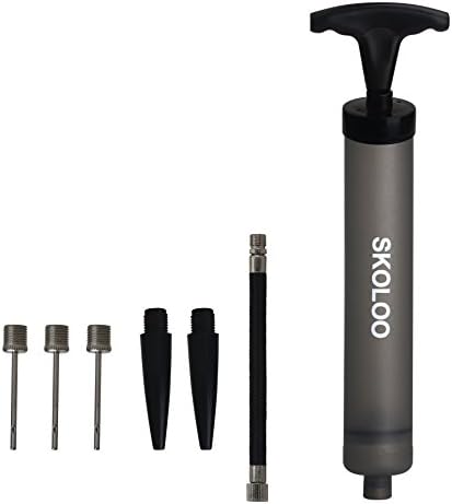 SKOLOO 10 Portable Hand Air Pump Inflator Kit 1