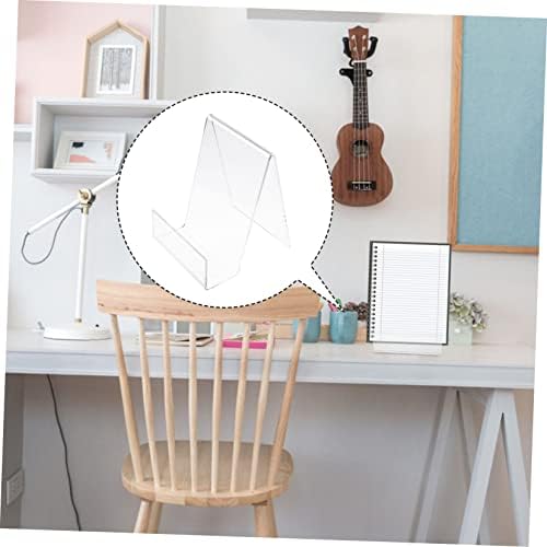 PartyKindom 2pcs Clear Acrylic Book Stand and Holder