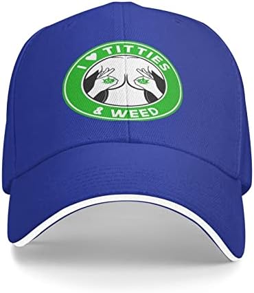 Trendy Blue Sandwich Cap for Fishing and Outdoor Activities