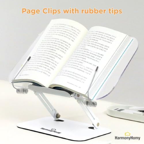 Adjustable Acrylic Book Stand 360 for Office and Classroom Use