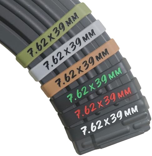 12 Pack Magsaddle 762x39mm Magazine Marking Bands