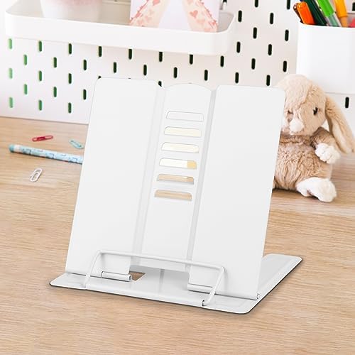 Honagu Adjustable Metal Book Stand for Reading and Cooking