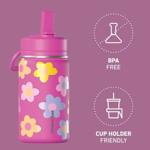 Hydrapeak Mini 14oz Fun Daisy Water Bottle