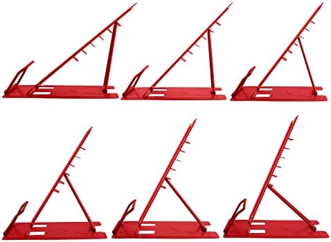 Honagu Adjustable Book Stand for Textbook and Tablet Red