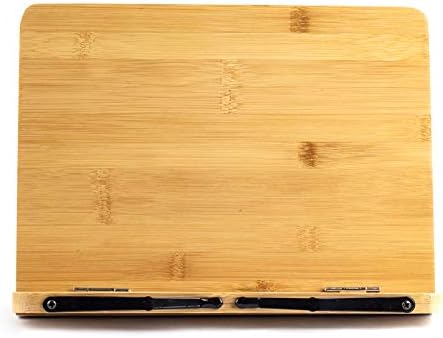 Extra Large Bamboo Book Stand for Textbooks Reading
