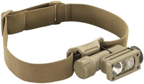 Streamlight Sidewinder Coyote 55-Lumens Tactical Flashlight with LED Helmet Mount CR123A Battery